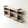 Hanah Home Flusso - Travertino, Walnut